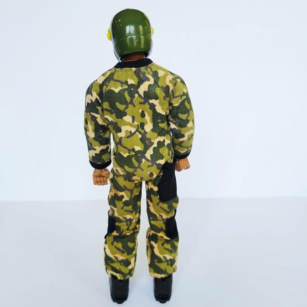 1999 Lanard The Ultra Corps Action Figure 12" Camo Soldier Flight Suit Helmet - Picture 7 of 8